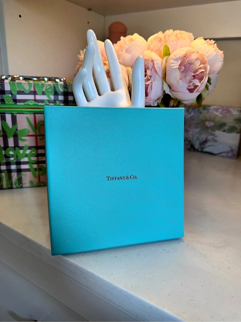 Tiffany & Co. Empty Tiffany Blue Gift Box Jewelry Box w insert